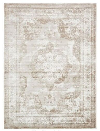 Sofia Salle Garnier Beige 9 ft. x 12 ft. Medallion Area Rug - Lot 460