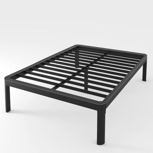 Yitong Angel Full Bed Frame with Round Corner Edge Legs, 18 Inch Heavy Duty  - Lot 563