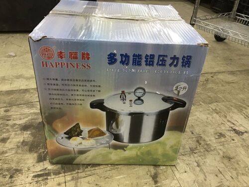 Stainless Steel Pressure Cooker - Unknown if Complete  - Lot 643