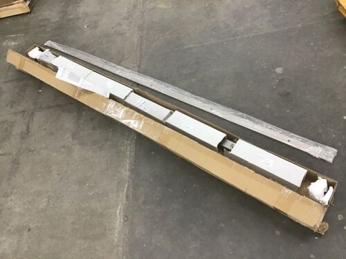 EaseLife Brushed Nickel Barn Door Hardware Kit, 80" - Lot 303