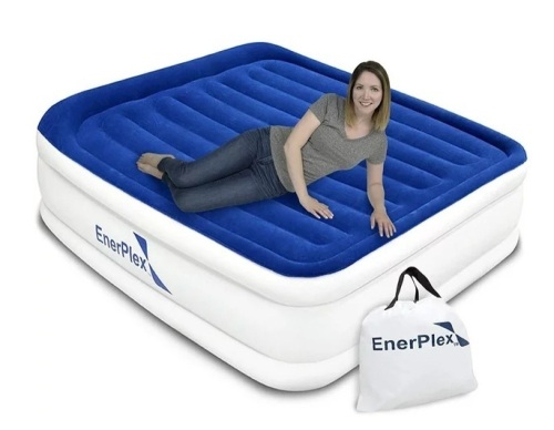 Enerplex Double High Air Mattress, Queen - Lot 611