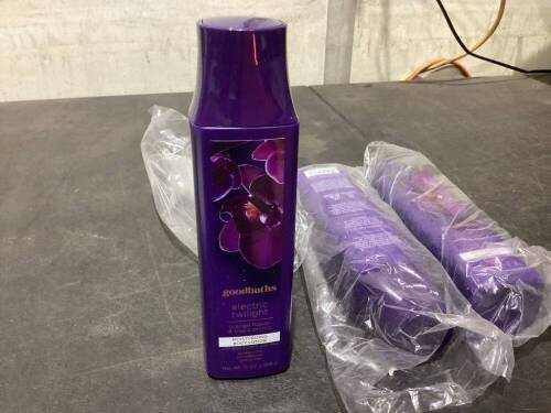 Lot of (3) Goodbaths Electric Twilight Orange Flower & Black Orchid Body Lotion  - Lot 346