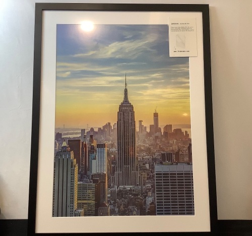 Frame Amo Black Picture Frame 24"x32" - Lot 24