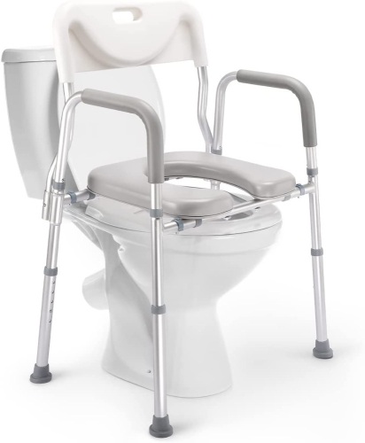 Raised Toilet Seat with Handles and Back - Lot 83