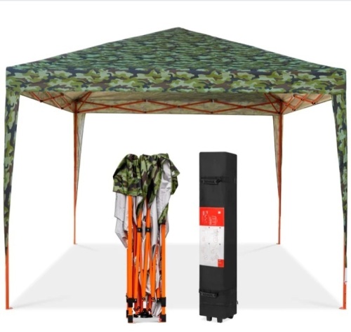 Outdoor Portable Pop Up Canopy Tent w/ Carrying Case, 10x10ft - Lot 296