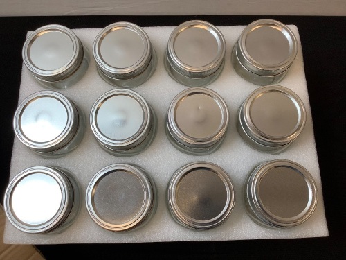 Case of 24-8oz. Glass Jars - Lot 402
