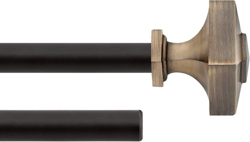 Deco Window 1 Pc 52”-144” Extendable Double Curtain Rod - Lot 479