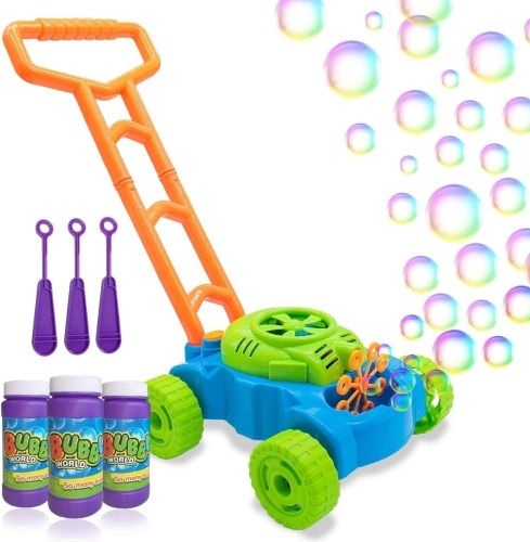 Bubble Machine Lawn Mower Toy - Lot 516