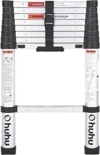 Ohuhu 3.8M Aluminum Telescoping Ladder - Lot 131