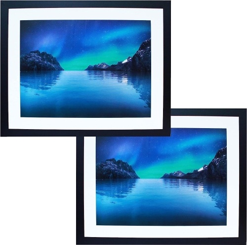 Set of (2) 22"x28" Black Gallery Poster Frames - Lot 159