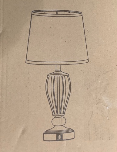 Antique Table Lamp with Edison LED Bulb - Lot 182