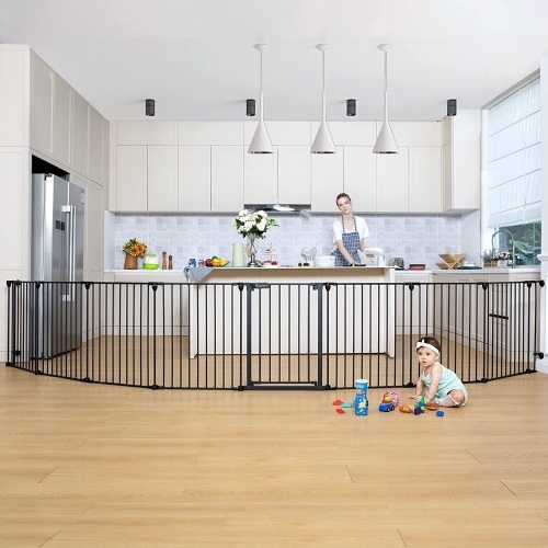 COMOMY 198" Extra Wide Safety Gate - Lot 475