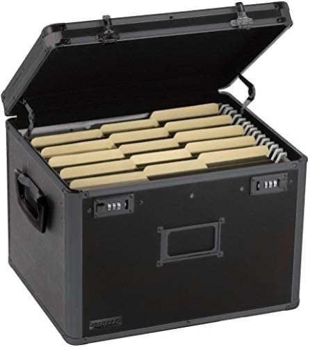 Vaultz Locking File Storage Chest Letter/Legal File Storage 16.5x13.5x12" - Lot 109