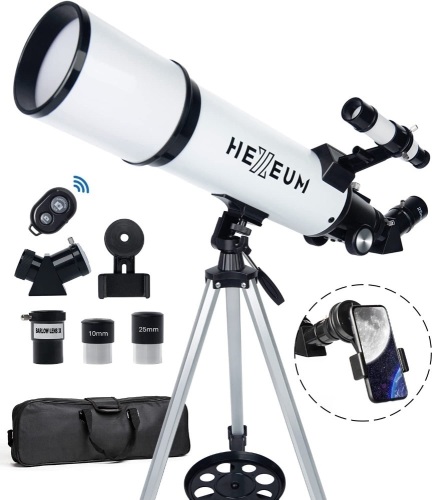 Portable Refracting Astronomical Telescope - 80mm Aperture 600mm - Lot 114
