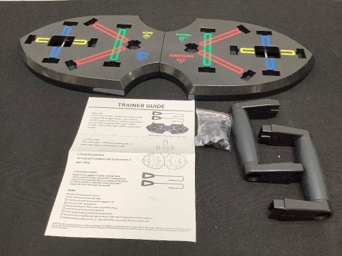 Foldable Push-Up Board Missing Resistance Bands - Lot 220