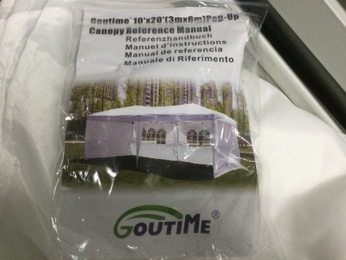 GOUTIME Ez Pop Up Canopy Instant Tent Shelter  - Lot 1043