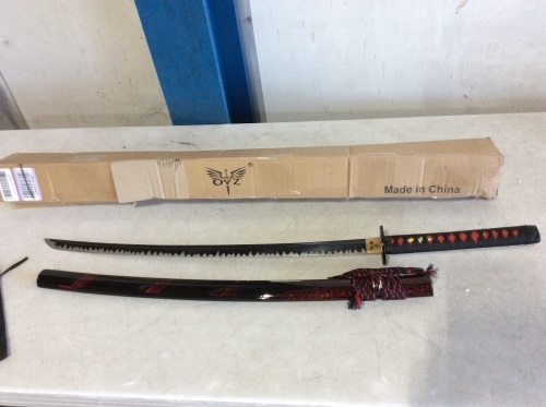 Katana Sword with Sheath and Case - Lot 169