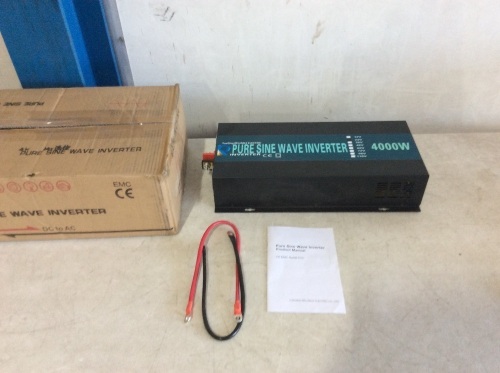 4000W Pure Sine Wave Power Inverter - Lot 71