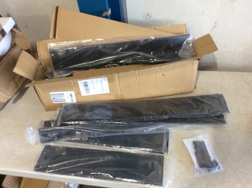 Carbon Fiber Style Body Trim Kit. Unknown Fitment - Lot 798