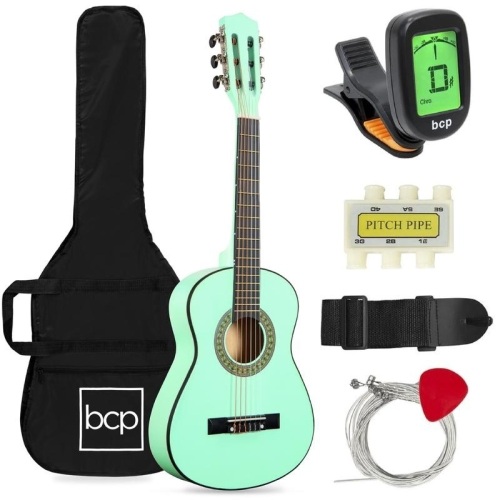 Kids Acoustic Guitar Beginner Starter Kit with Carrying Case - 30in - Lot 787