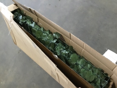 Lot of (3) 96" x 39" Artificial Ivy Privacy Screen Fences - Lot 564