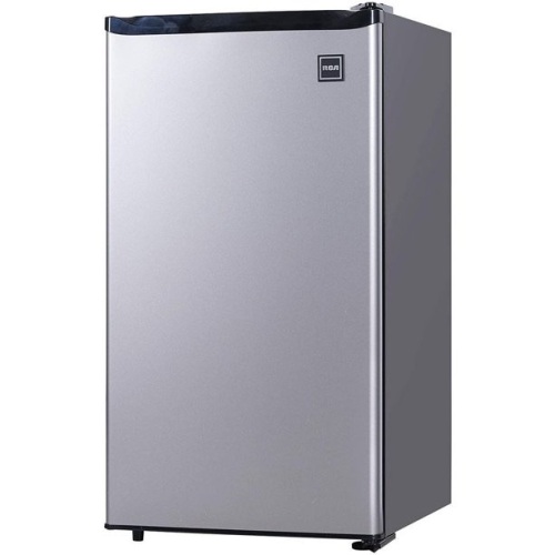 RCA 3.2 Cu. Ft. Refrigerator Stainless Steel Design - Lot 300