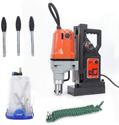 Magnetic Electric Precision Drilling Portable, 2700 Lbs 1100W with 1-1/2 Inch (40mm) Boring Diameter MD40 Magnetic Drill Press - Lot 50