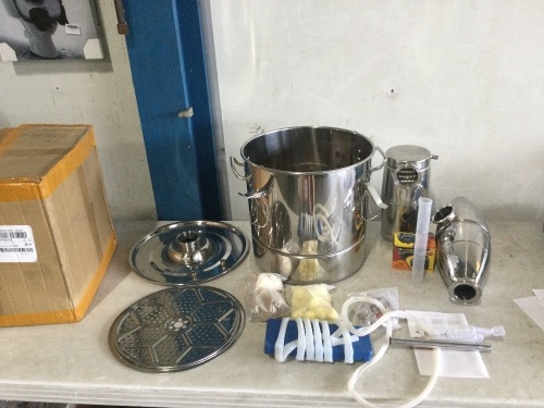 Alcohol Distilling Set. Appears New - Lot 364