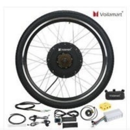 Voilamart EBV-48N1000WRC 26 inch 48V 1000W Electric Bicycle Conversion Kit. Battery Not Included - Lot 375