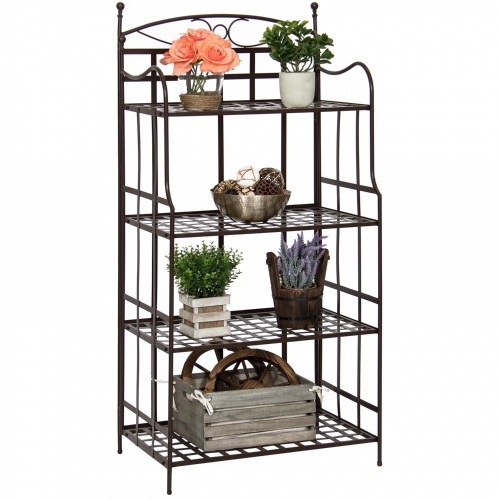 4 Tier Bakers Rack Storage Organizer - Lot 321