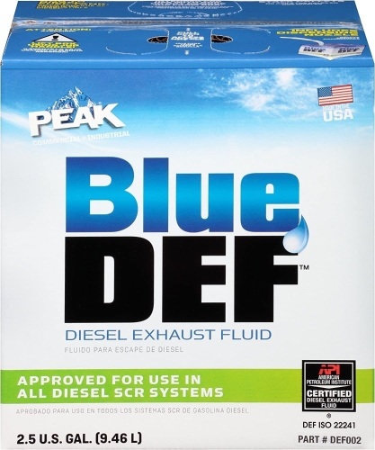 Peak BlueDef Diesel Exhaust Fluid, 2.5 U.S Gallon - Lot 1543