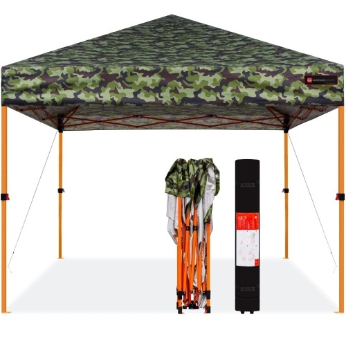 One-Person Setup Instant Pop Up Canopy w/ Wheeled Bag - Lot 5996