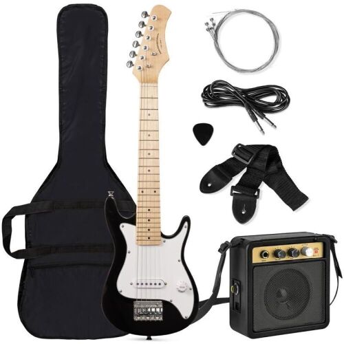 Kids Electric Guitar Beginner Starter Kit w/ 5W Amplifier - 30 in  - Lot 213