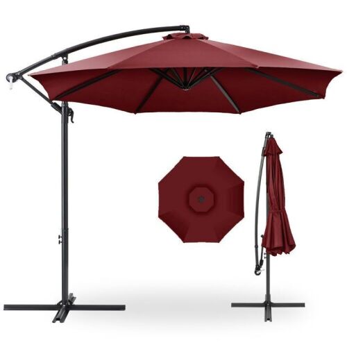 Offset Hanging Patio Umbrella - 10ft  - Lot 287