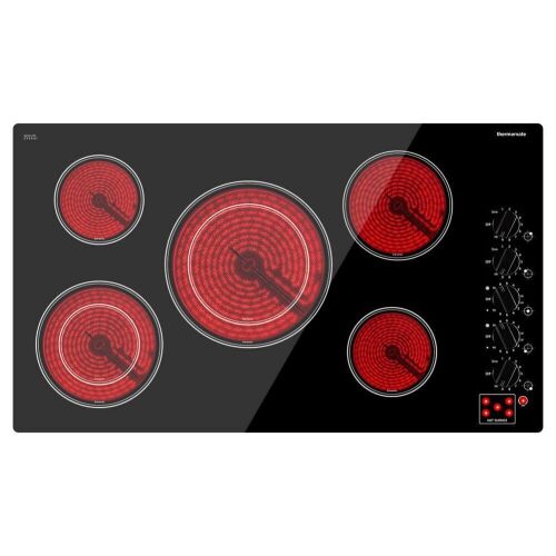 36" Built-in Ceramic Cooktop Knob Control with 5 Burners - Lot 18