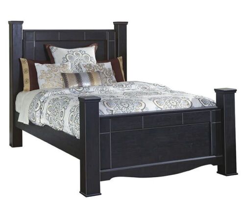 Signature Design by Ashley Annifern Poster Queen Bed - Lot 24