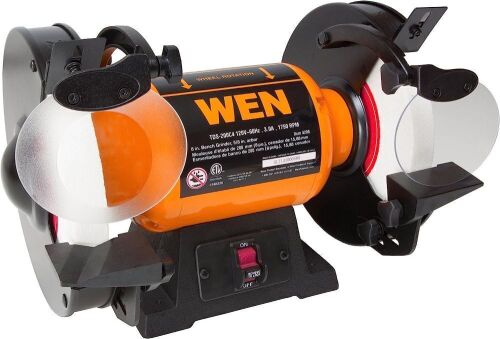 WEN 4286 3-Amp 8-Inch Slow Speed Bench Grinder  - Lot 44