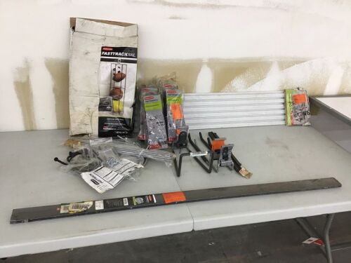Lot of E-Comm Return FastTrack Wall & Rail Pieces - Lot 124