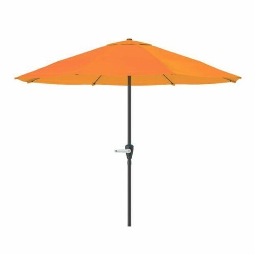 Pure Garden 9' Patio Umbrella Outdoor Shade with Easy Crank, Terracotta - Lot 527