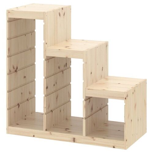 Trofast Storage Frame, Light White Stained Pine  - Lot 797