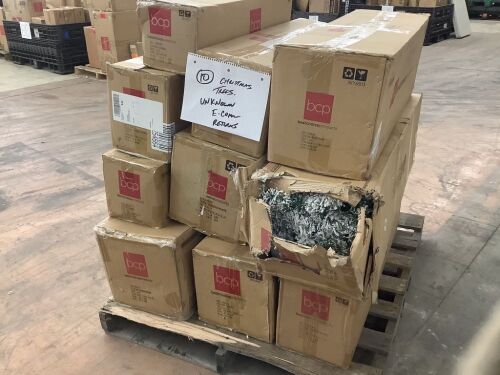 Lot of (10) Uninspected Artificial Christmas Trees  - Lot 332