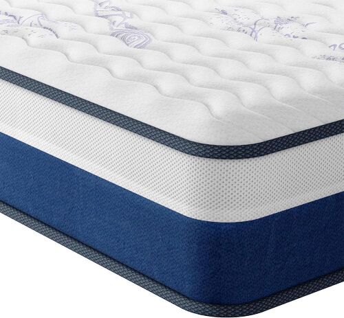 Vesgantti 10 Inch Innerspring Hybrid Twin Mattress, Medium Firm Plush Feel - Lot 95