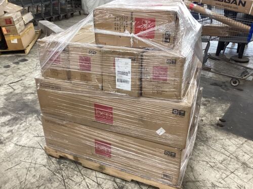Pallet of Uninspected Artificial Christmas Trees  - Lot 883