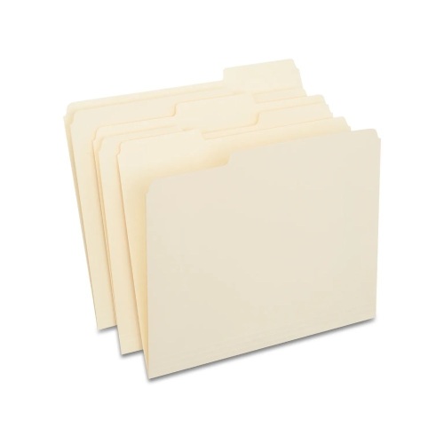 Tru Red File Folder, 1/3-Cut Tab, 250/Box - Lot 6518