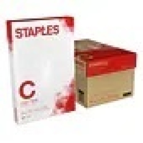Staples Copy Paper, 11" x 17", 20 lbs., White, 500 Sheets/Ream, 5 Reams/Carton (512215) - Lot 6527