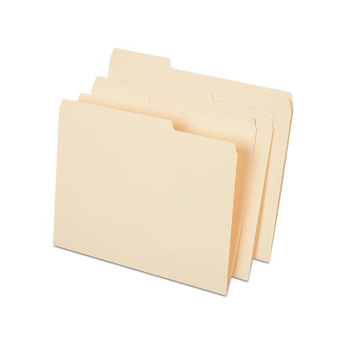 Staples File Folders, 1/3-Cut Tab - Lot 6555