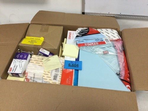Staples Miscellaneous Box - Lot 6604
