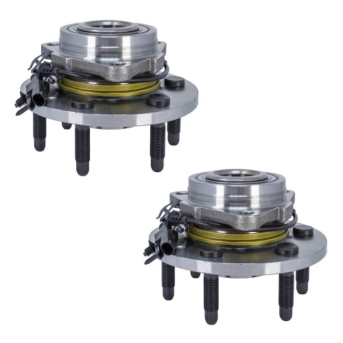 Longgo - HU515096 x2 Front Wheel Bearing Hub Assembly 4x4 4WD for 2007~2014 Escalade, 07~13 Avalanche, 2007~2013 Silverado 1500, 2007~2014 Suburban 1500, 2007~2014 Tahoe, 2007~2013 Sierra 1500 - Lot 6619