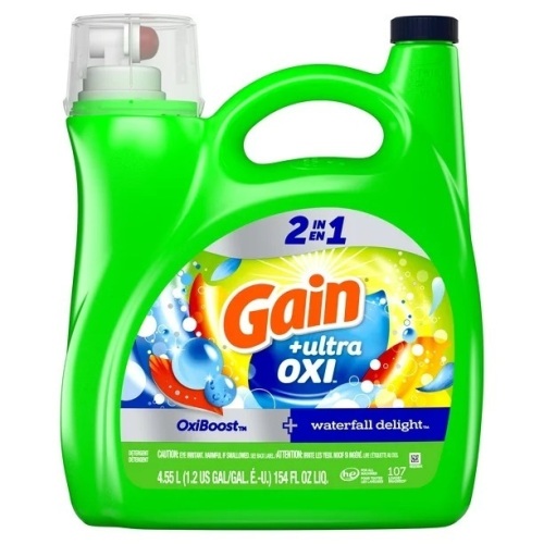 Gain +Ultra OXI, OxiBoost, Waterfall Delight Scented (2 Pack) - Lot 6645