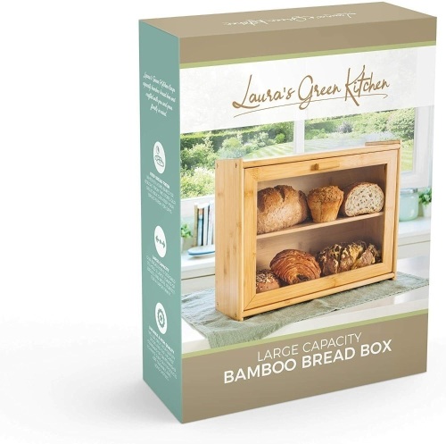 Large Capacity Bamnoo Bread Box - Lot 239